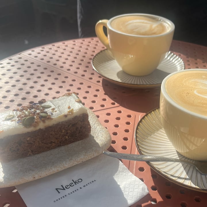 photo of Neeko | Speciality Coffee, Cakes and Matcha carrot cake slice shared by @preshasoogrim on  07 Oct 2025 - review