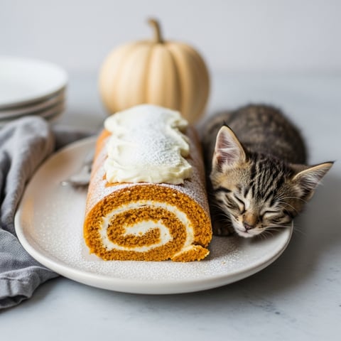 Easy Homemade Vegan Pumpkin Roll with Cream Cheese Frosting: Your Perfect Fall & Holiday Dessert