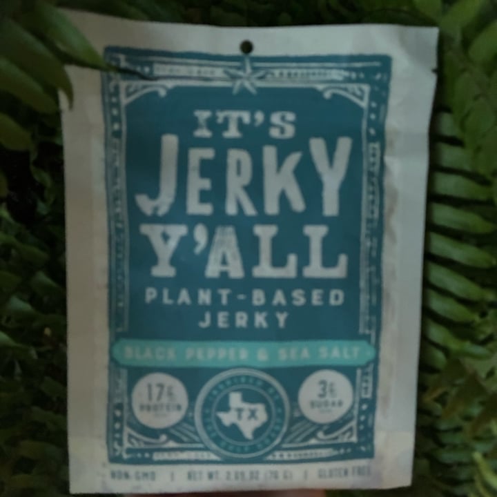 photo of It’s Jerky Y’all Black Pepper and Sea Salt Jerky shared by @heartartichokehearts on  09 Oct 2025 - review