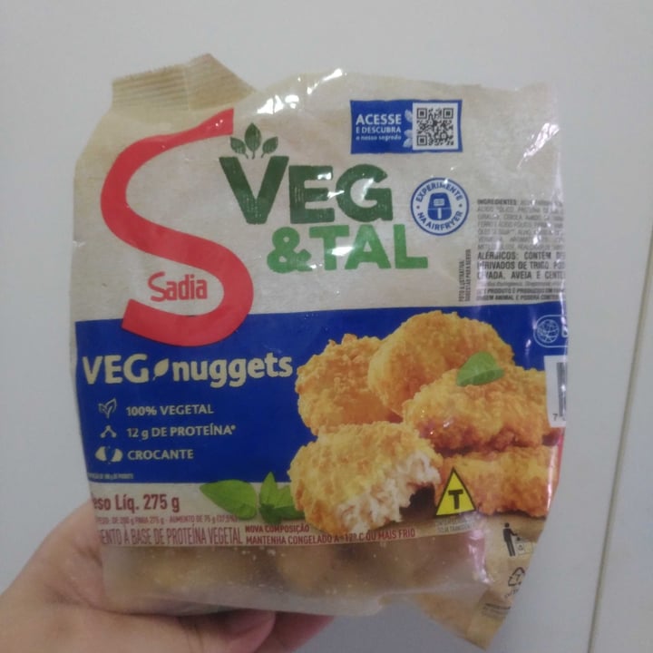 photo of Sadia Nuggets de Vegetais shared by @reginaccorrea on  15 Jan 2024 - review