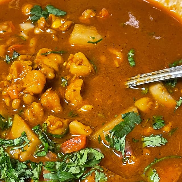 Photo of the dish “Vegan Pozole”