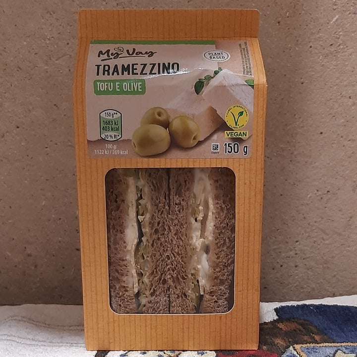 photo of My vag Tramezzino Tofu e Olive shared by @asioflammeus on  19 Mar 2025 - review