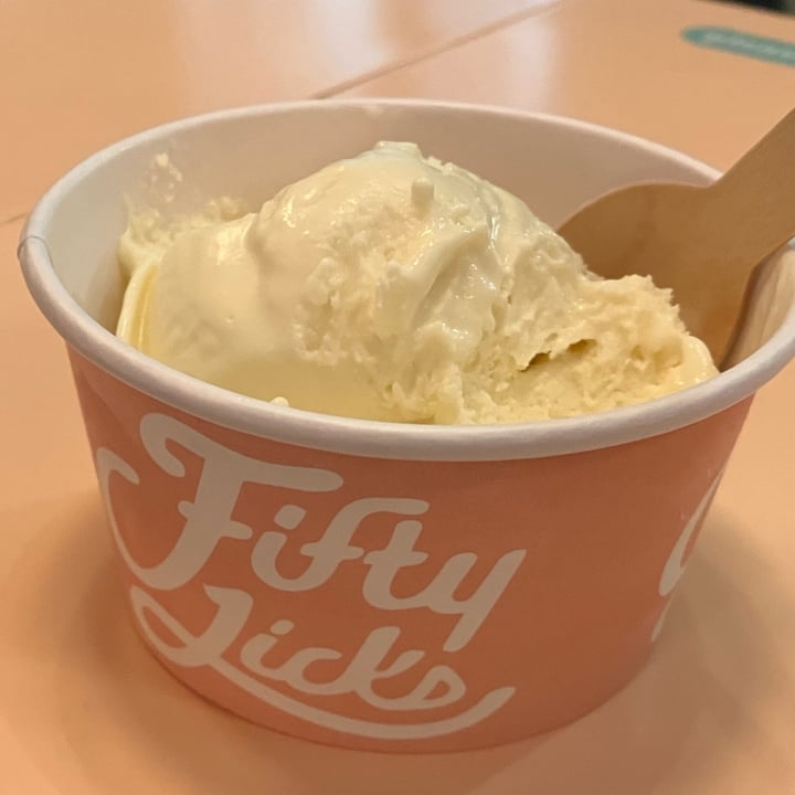 photo of Fifty Licks Ice Cream coconut lemon saffron ice cream shared by @raatz on  04 Sep 2025 - review