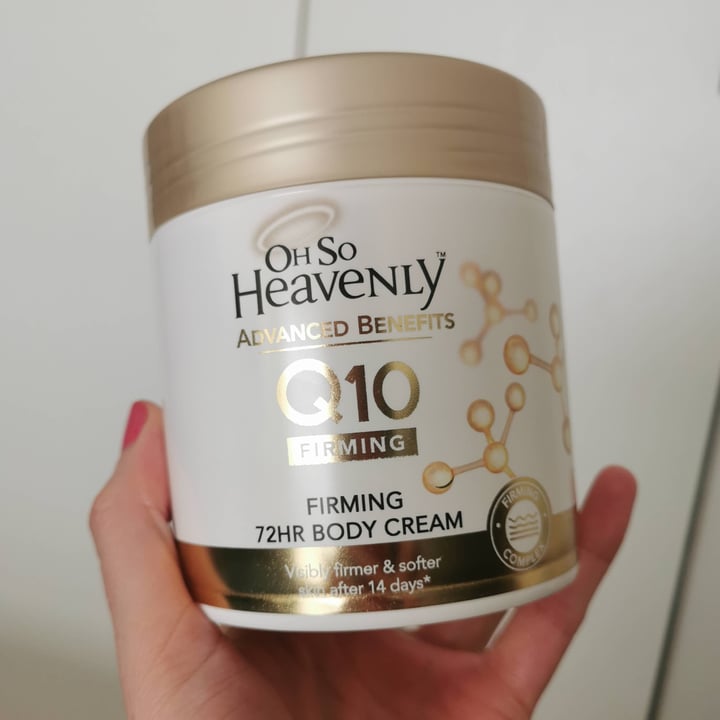 photo of Oh So Heavenly Advanced Benefit Q10 Firming Body Cream shared by @viiathevegan on  28 Apr 2024 - review
