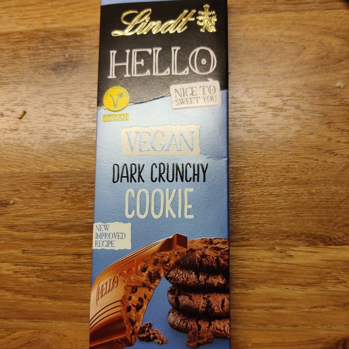 photo of Lindt Dark Crunchy Cookie shared by @enkelvegan on  23 Apr 2024 - review