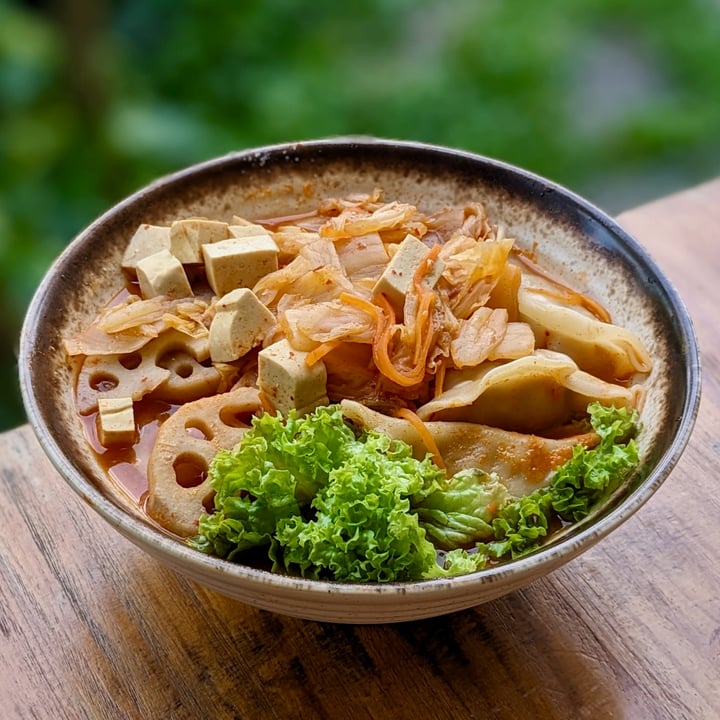 photo of The Plant Food Kimchi Dumpling Udon Soup shared by @xinru-t on  06 Feb 2024 - review