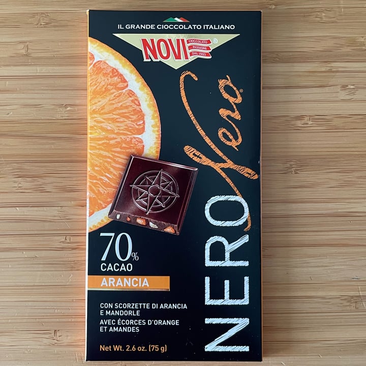 photo of Novi Cioccolato fondente 70% con scorrette di arancia e mandorle 🍊 🍫 shared by @elle10 on  12 Mar 2024 - review