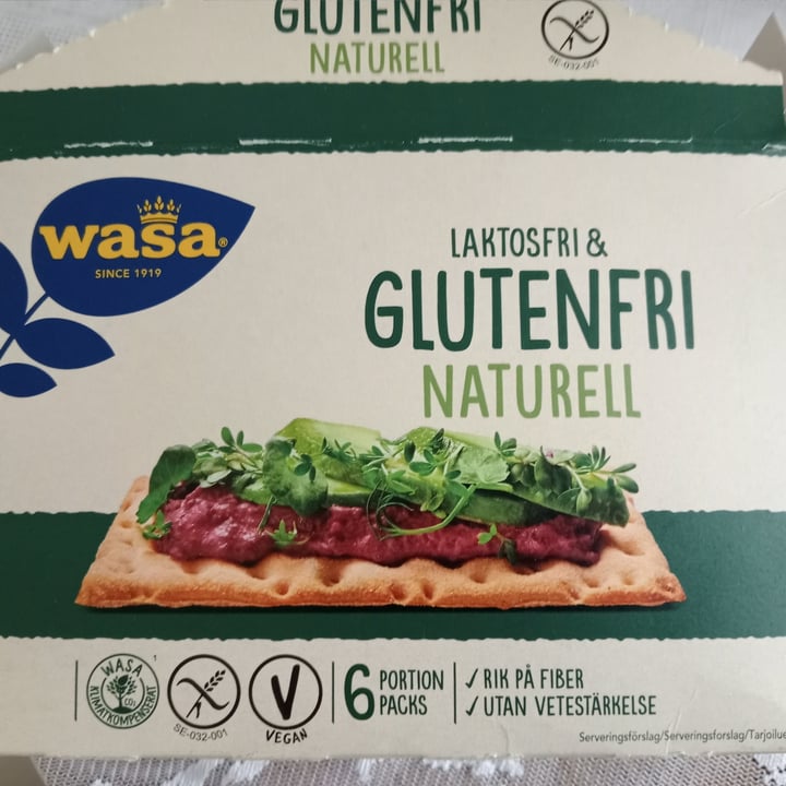 photo of Wasa Gluten Free Original Crisp Bread shared by @sabatoalmercato on  21 Aug 2025 - review