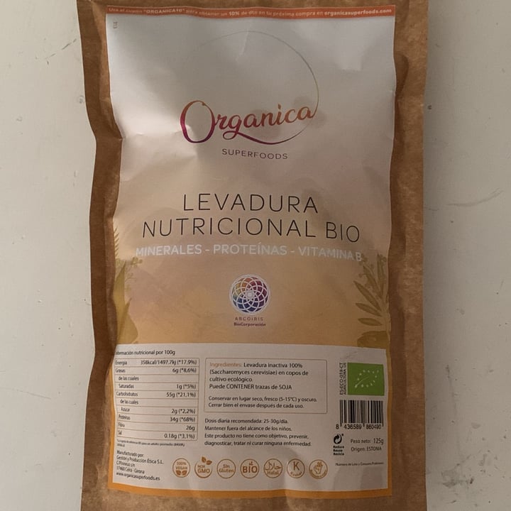 photo of Organica Superfoods Levadura nutricional shared by @elyqs on  19 Nov 2023 - review