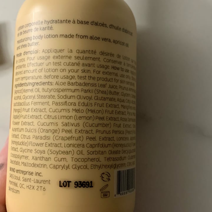 photo of BKIND Passion Fruit Body Lotion shared by @mandygvegan on  17 Feb 2024 - review