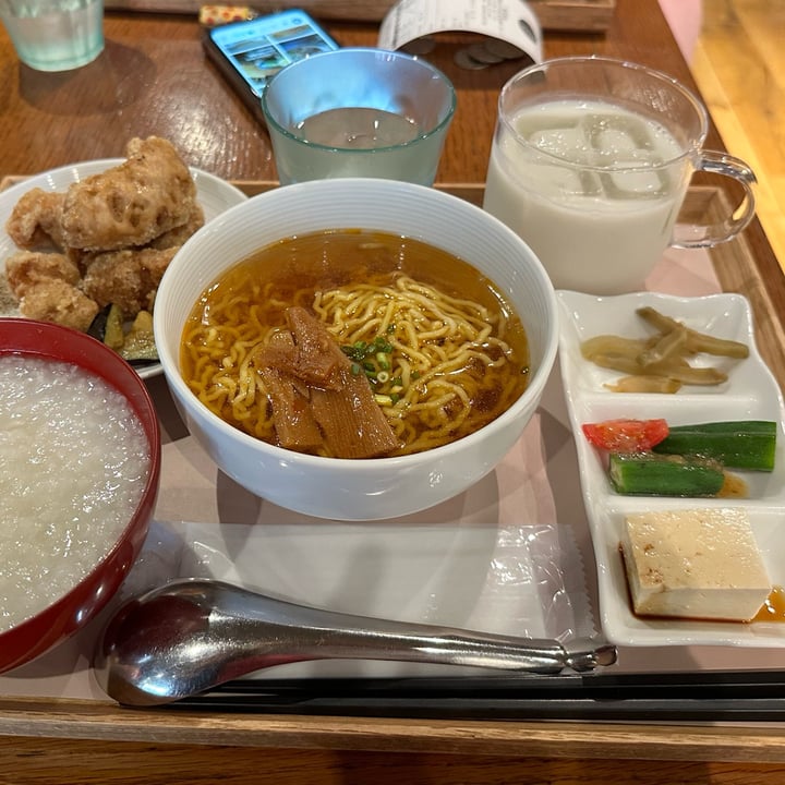 photo of Ganjin Shokudo Vegan Noodle Set With Rice Porridge shared by @optimisticoiseau on  12 Aug 2024 - review