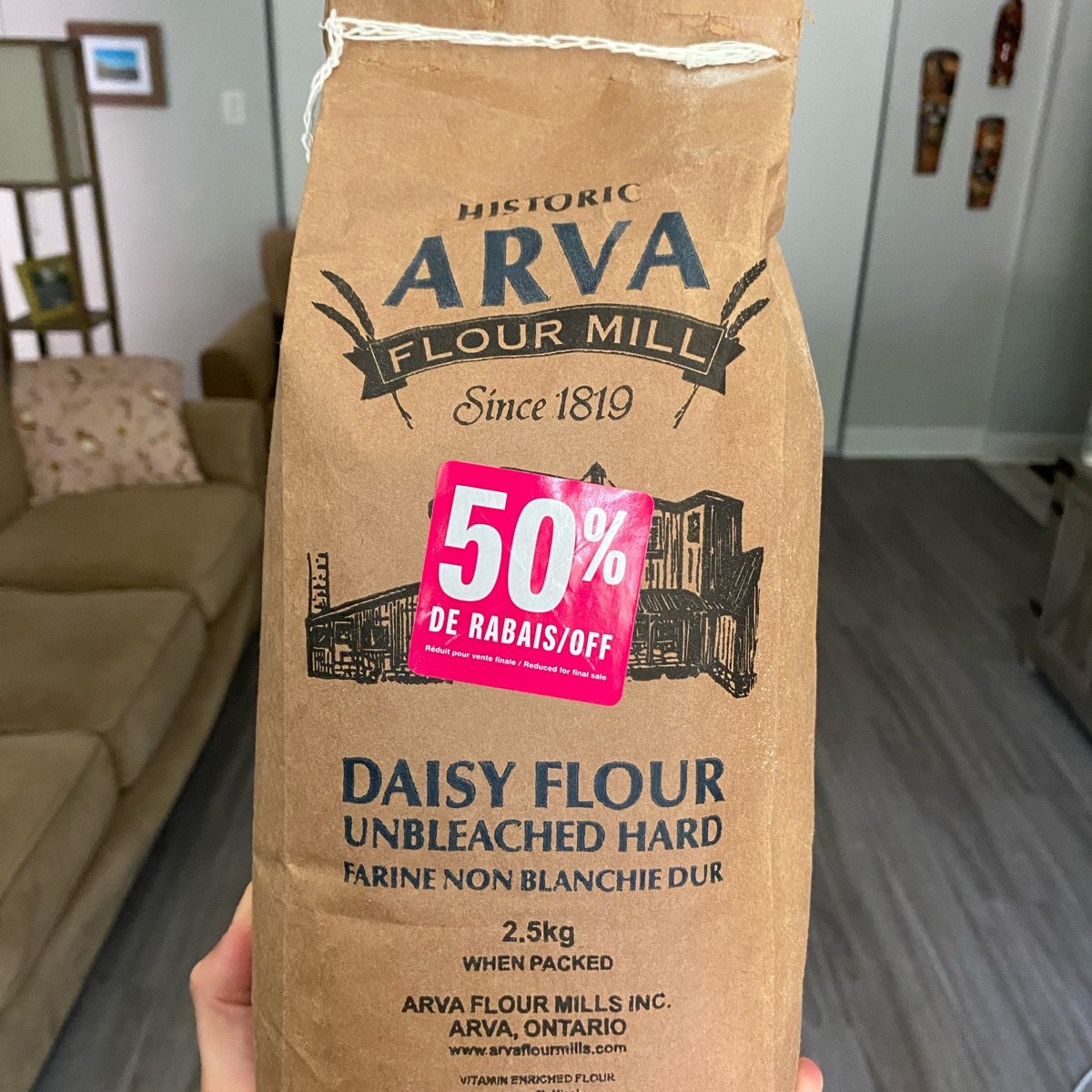 Historic Arva Flour Mill Daisy Flour Unbleached Hard Reviews abillion