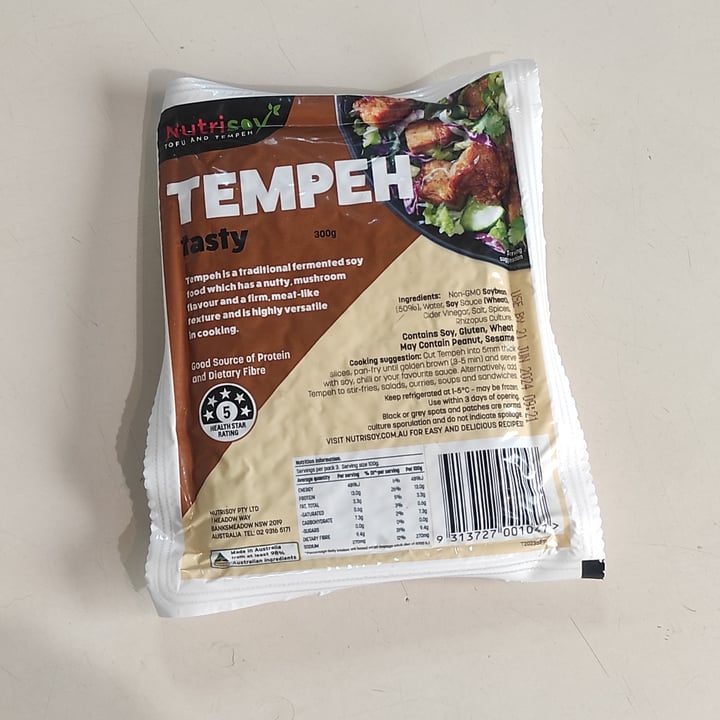 photo of Nutrisoy Tempeh shared by @jesseats on  19 Apr 2024 - review