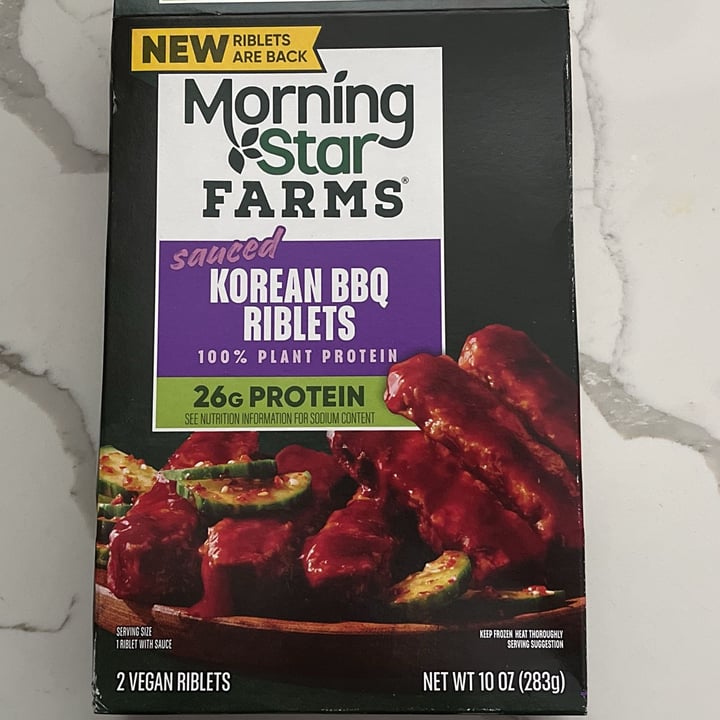 photo of MorningStar Farms Korean BBQ Riblets shared by @ivastoykova on  28 Oct 2024 - review