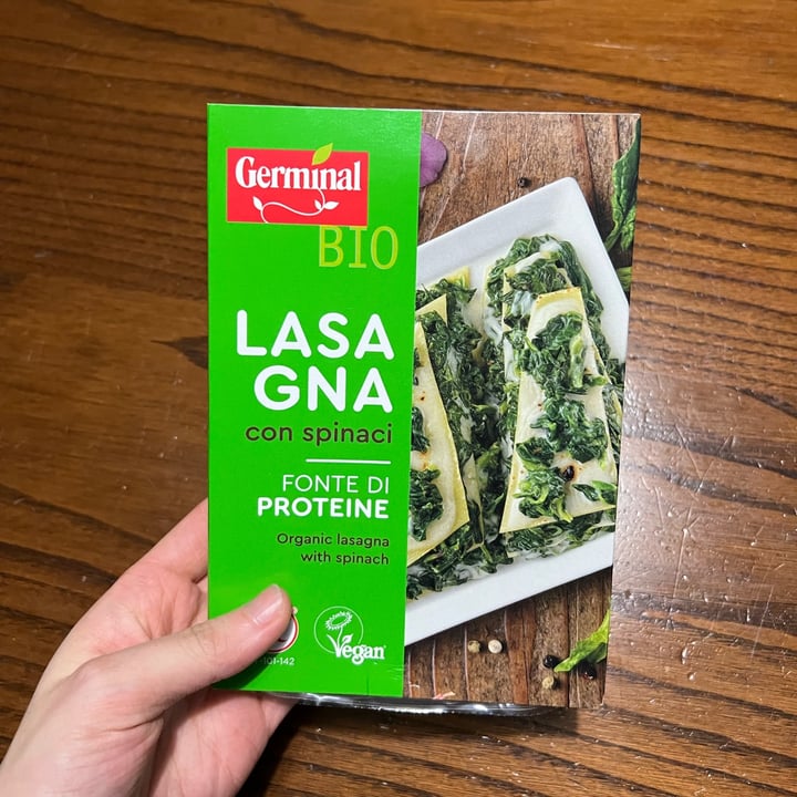 photo of Germinal Bio Lasagna Con Spinaci shared by @malegria on  23 Apr 2024 - review