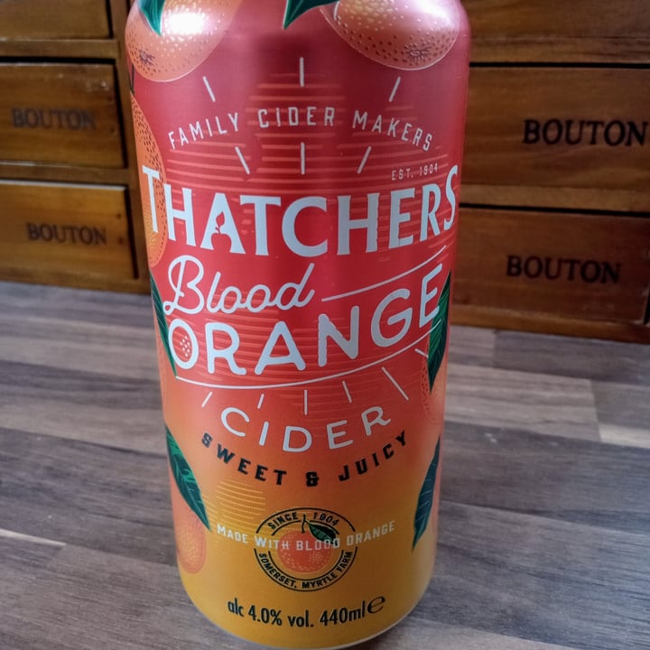 photo of Thatchers Blood orange cider shared by @paolatania on  16 Mar 2024 - review