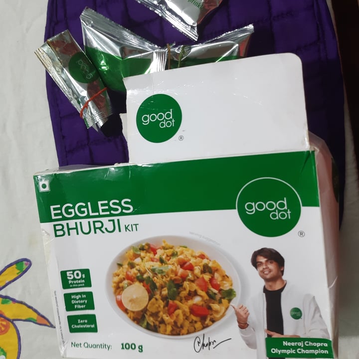 photo of Good Dot Gooddot Eggless Bhurji shared by @henroosterlover83 on  14 Jul 2024 - review