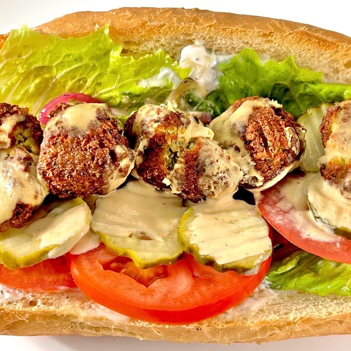 photo of Black Water Bar Franken-Falafel shared by @pdxveg on  07 Oct 2025 - review