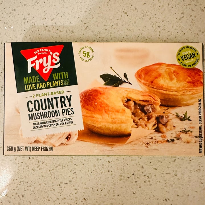 photo of Fry's Family Food 2 Country Mushroom Pies shared by @leyyakhan on  07 Oct 2025 - review