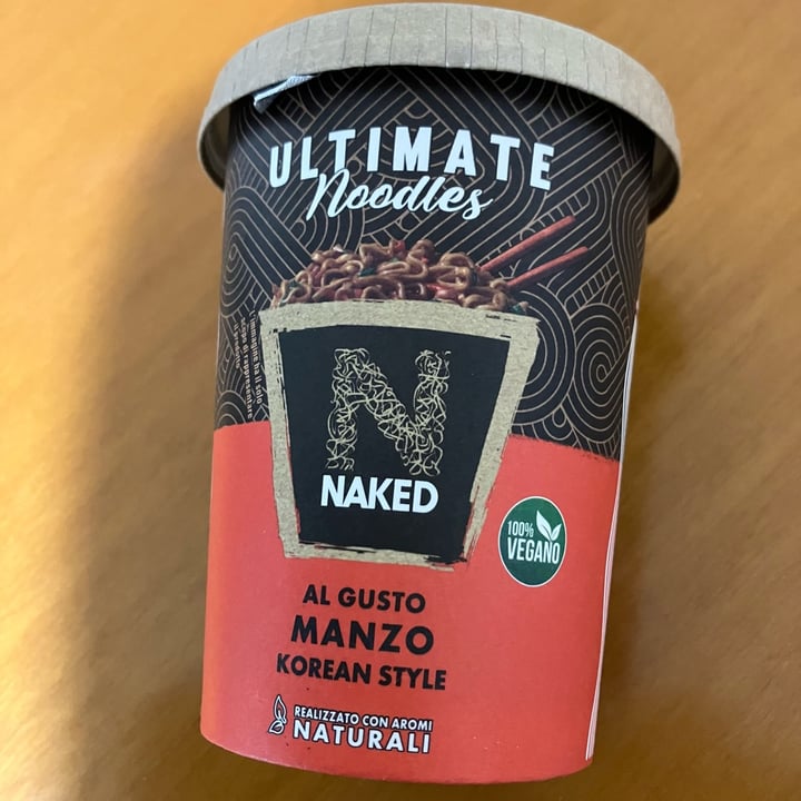 photo of NAKED ultimate noodles al gusto manzo korean style shared by @giulz on  27 Feb 2024 - review