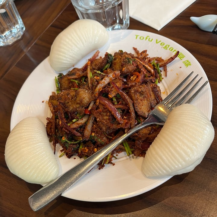photo of Tofu vegan Spitalfields Stir-fried 'Lamm' with cumin and chilli shared by @alistar on  24 Apr 2024 - review