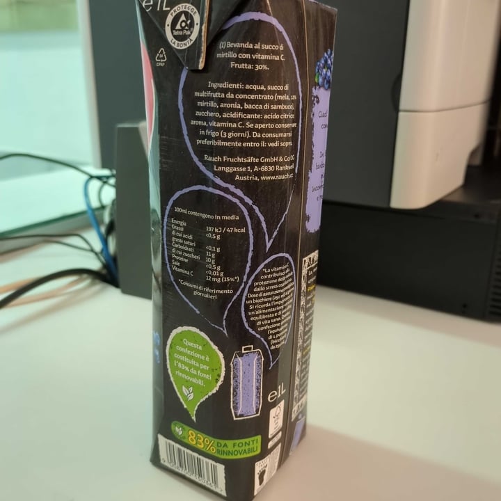 photo of Rauch Premium Mirtillo shared by @nicole91 on  28 Mar 2025 - review