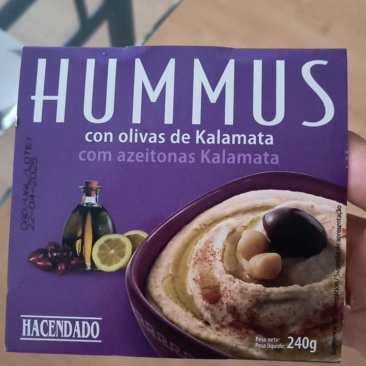 photo of Hacendado Hummus con Olivas de Kalamata shared by @melanyminichino99 on  01 Apr 2025 - review
