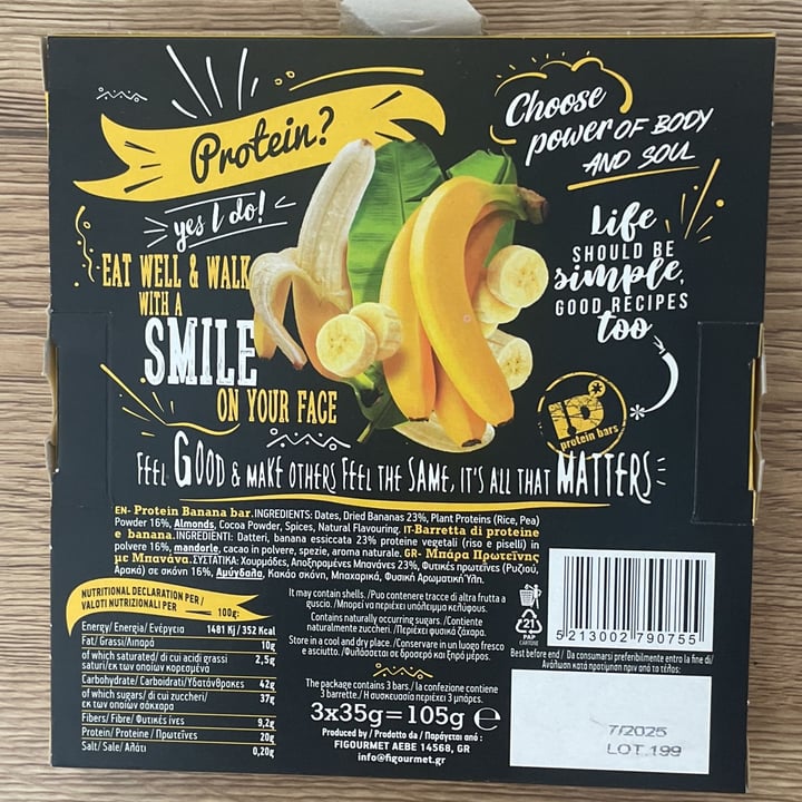 photo of ID protein bars Protein Bar Banana shared by @pomeziajones on  05 Apr 2025 - review
