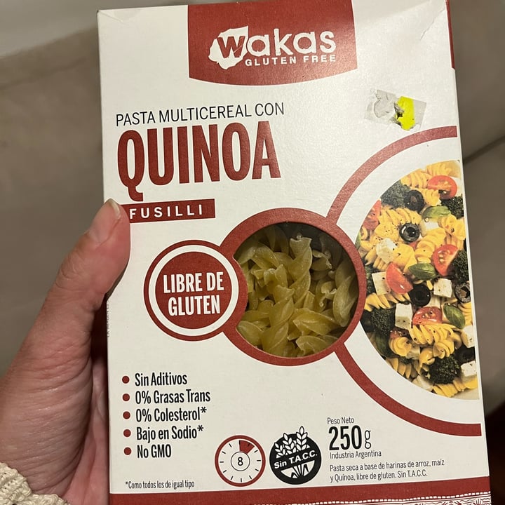 photo of Wakas Pasta Multicereal con Quinoa shared by @pepaveg84 on  14 Sep 2023 - review
