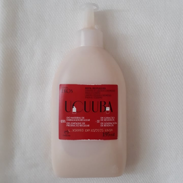 photo of Natura Ekos Ucuuba sabonete líquido para o corpo shared by @iracema on  27 Dec 2023 - review