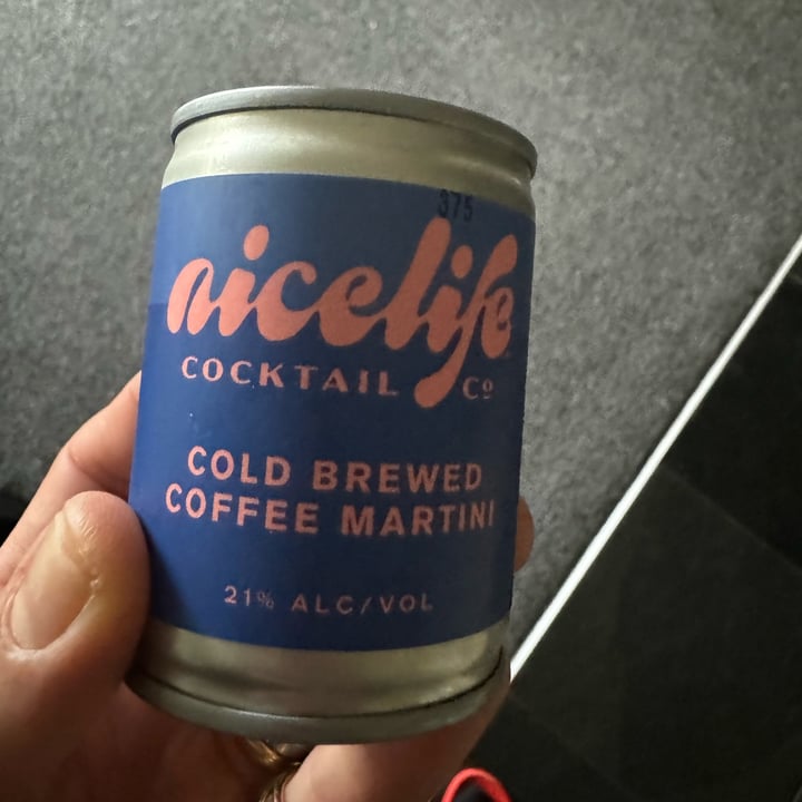 photo of Nicelife Cocktail Co Cold Brewed Coffee Martini shared by @veganmika on  24 Mar 2024 - review