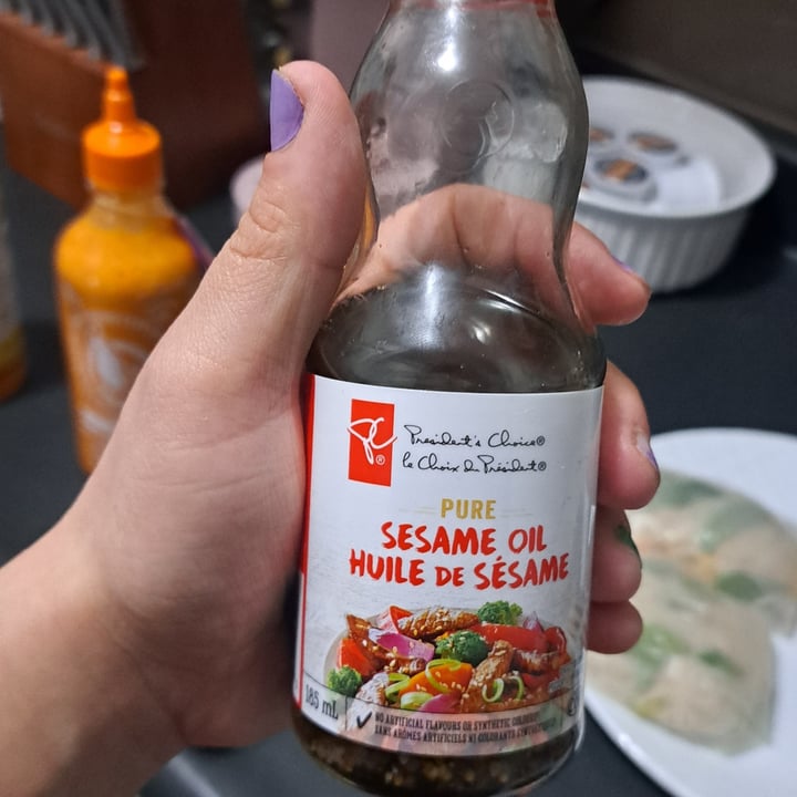 President's Choice sesame oil pure Review abillion