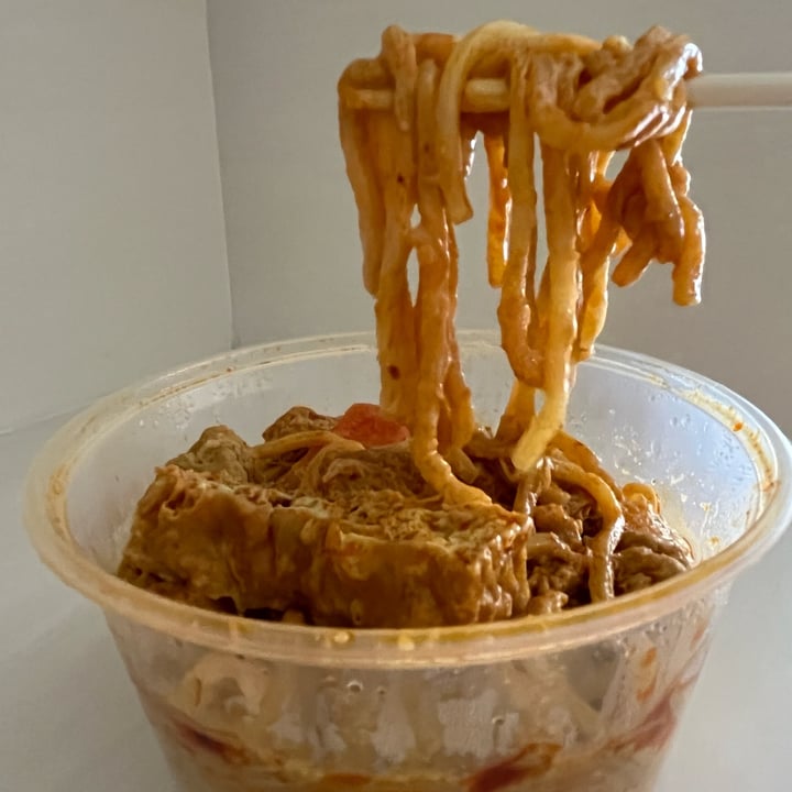 photo of 33 Vegetarian Food Curry Chicken Noodles shared by @vegphilosopher on  16 Mar 2024 - review