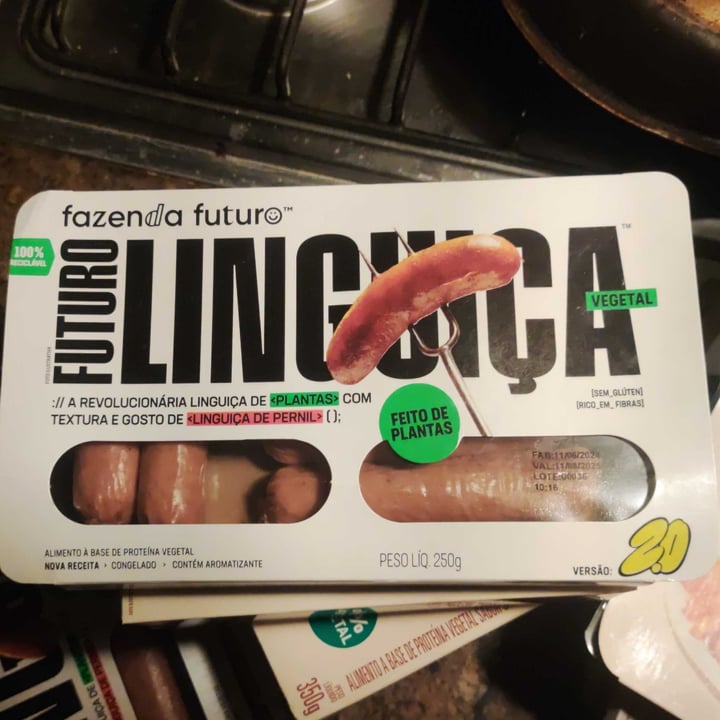 photo of Fazenda Futuro Futuro Linguiça Vegetal shared by @analuisasanchesg on  10 Sep 2024 - review