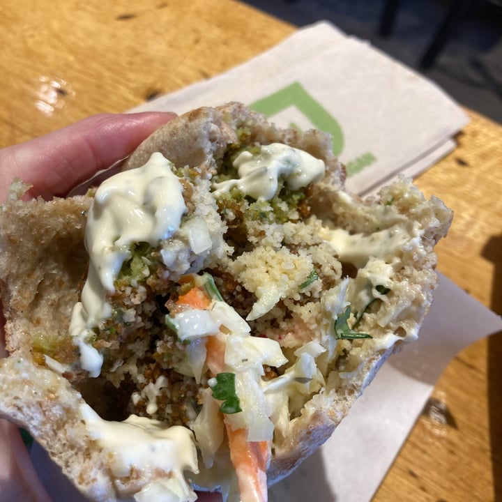photo of MOAZ Vegan Fast Food Restaurant Moaz Falafel Pitta shared by @gorgeouspenguin81 on  31 Mar 2024 - review