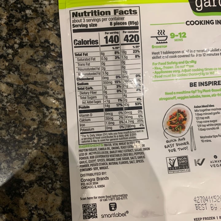 photo of Gardein Be'f tips shared by @colphax on  21 Nov 2024 - review