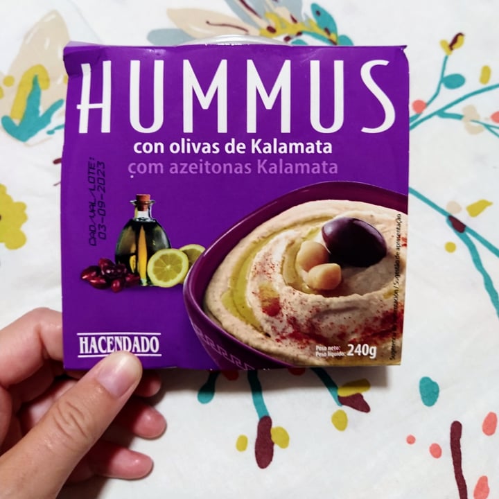 photo of Hacendado Hummus con Olivas de Kalamata shared by @lidiaaguilar on  17 Aug 2023 - review