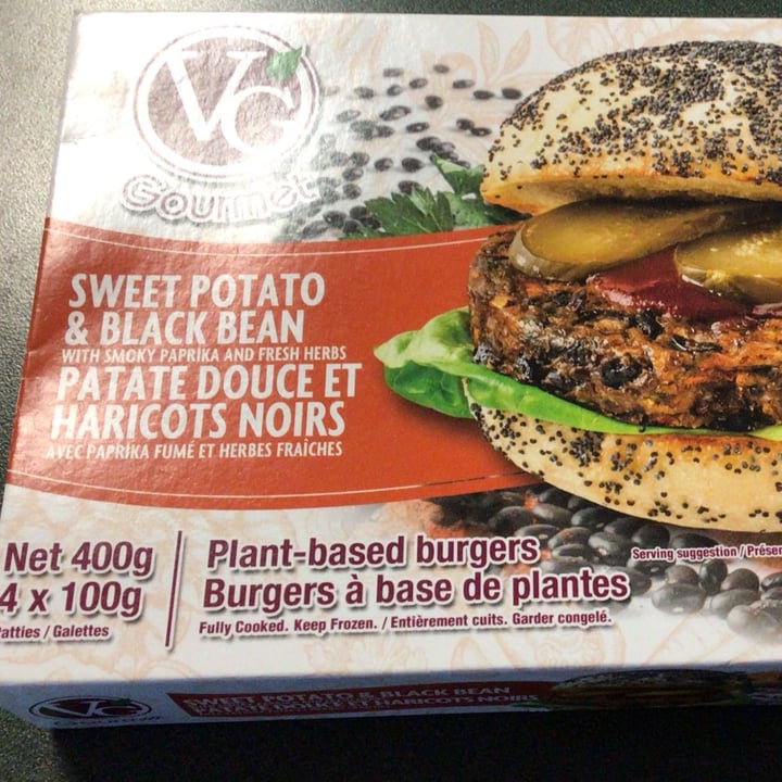 photo of VG Gourmet Sweet Potato & Black Bean Artisan Vegan Burgers shared by @katballou on  01 Sep 2025 - review