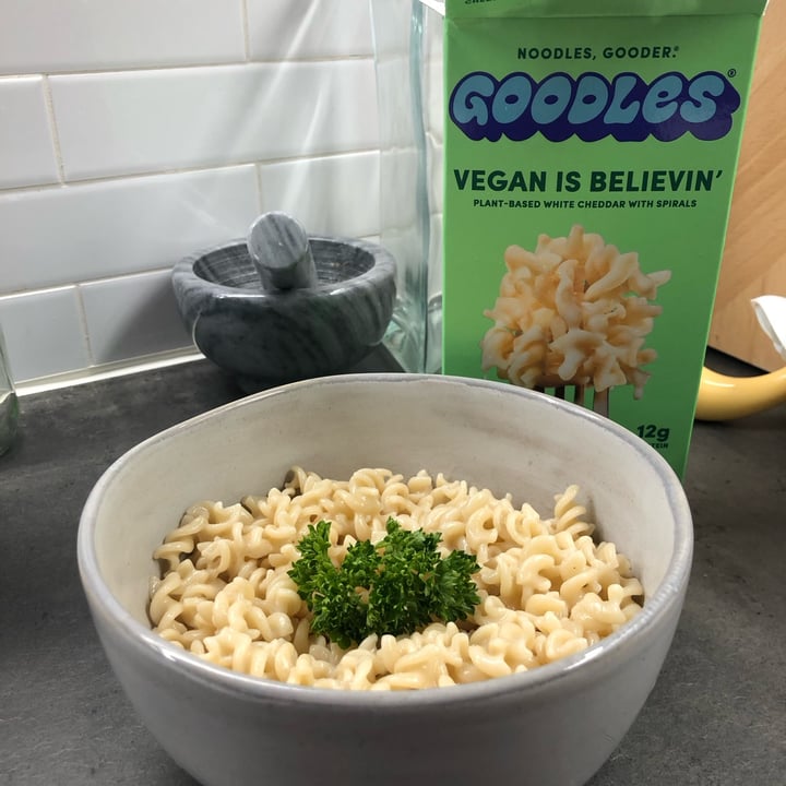 photo of Goodles Vegan Is Believin’ - Plant Based White Cheddar With Spirals shared by @ilovegoats on  19 May 2024 - review