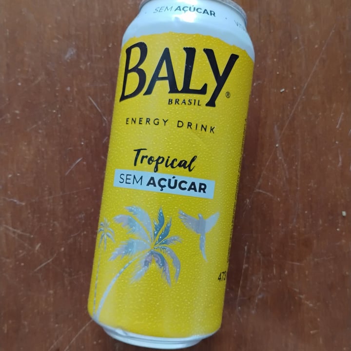photo of baly Energético Tropical sem açúcar shared by @distarvegan on  10 Oct 2025 - review