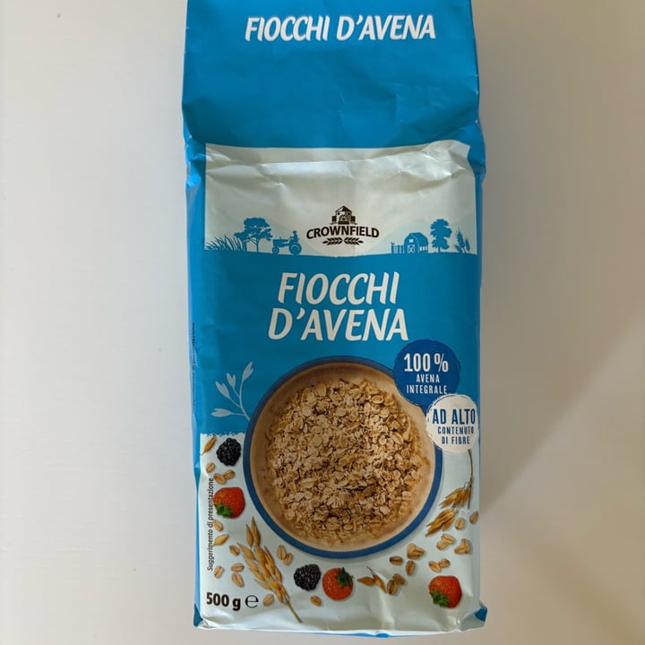 photo of Crownfield Fiocchi d’avena integrale shared by @silviamitidieri on  21 Sep 2025 - review