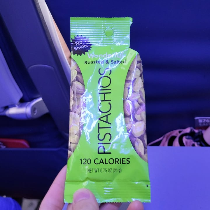 photo of Wonderful (Pistachios) Roasted and Salted Pistachios shared by @socalvegan on  25 Sep 2025 - review