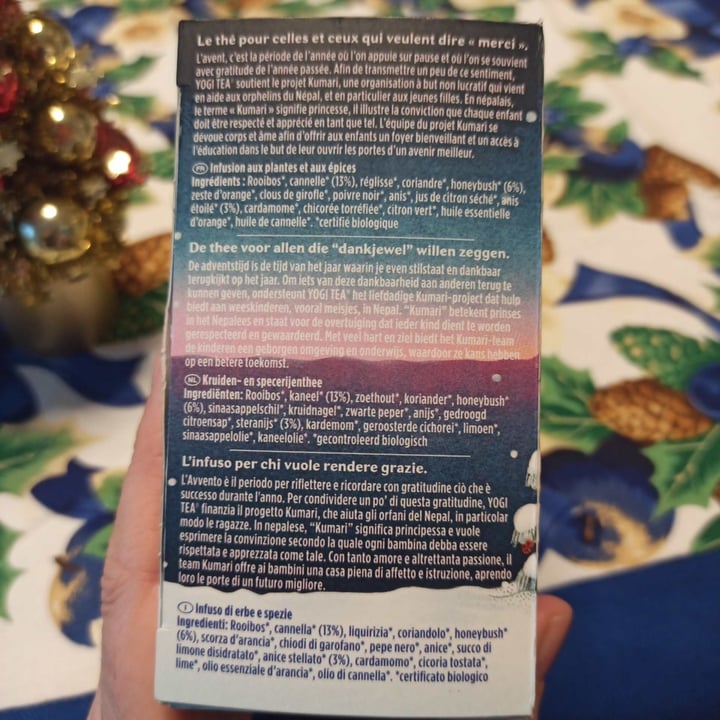 photo of Yogi Tea Organic Christmas tea shared by @b3tty on  05 Dec 2024 - review