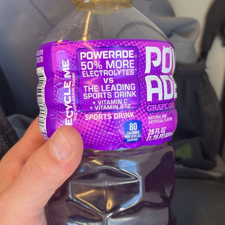 photo of Powerade grape shocker shared by @oshmorethstorm on  30 Jul 2025 - review
