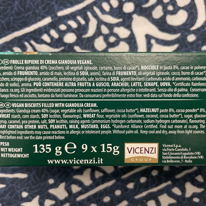photo of Grisbí Vegan Gianduia shared by @veraab on  05 Mar 2024 - review