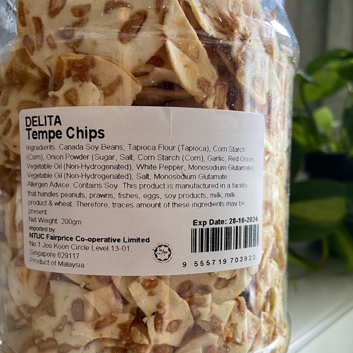 photo of Delita Tempe Chips shared by @fxk on  03 Apr 2024 - review