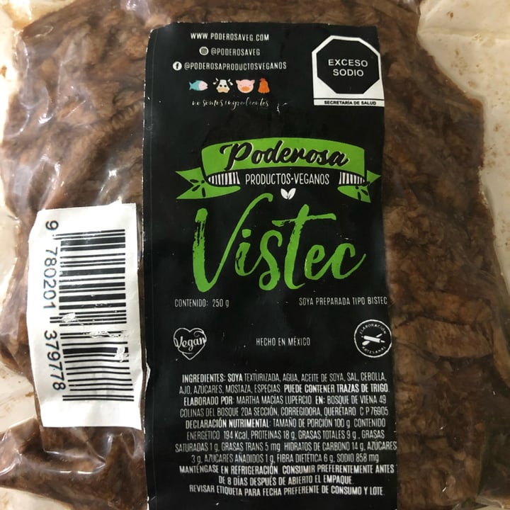 photo of Poderosa Productos Veganos Vistec shared by @adioshola on  19 Nov 2024 - review