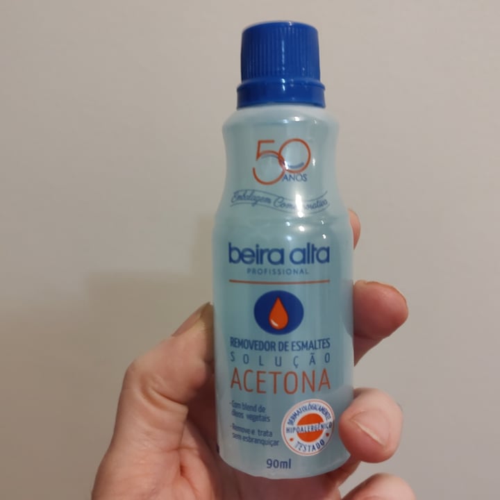 photo of Beira Alta Removedor de esmaltes - solução Acetona shared by @vanessamaiolini on  10 Jun 2024 - review