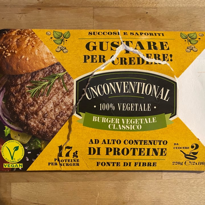 photo of Unconventional Burger Vegetale Classico - Classic Burger shared by @delikopp on  25 Jan 2024 - review