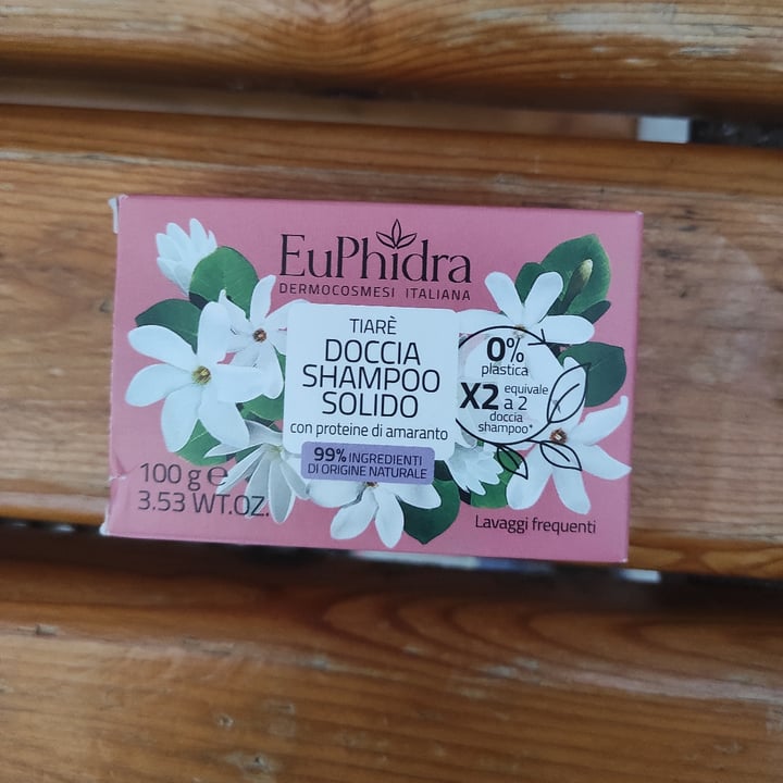 photo of EuPhidra Doccia shampoo solido fiori dì tiare shared by @angie00 on  05 May 2024 - review